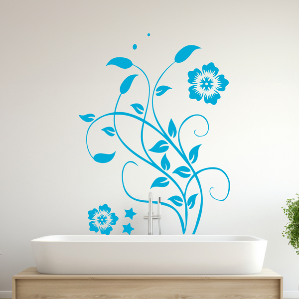 Stickers muraux: Le Kanae floral
