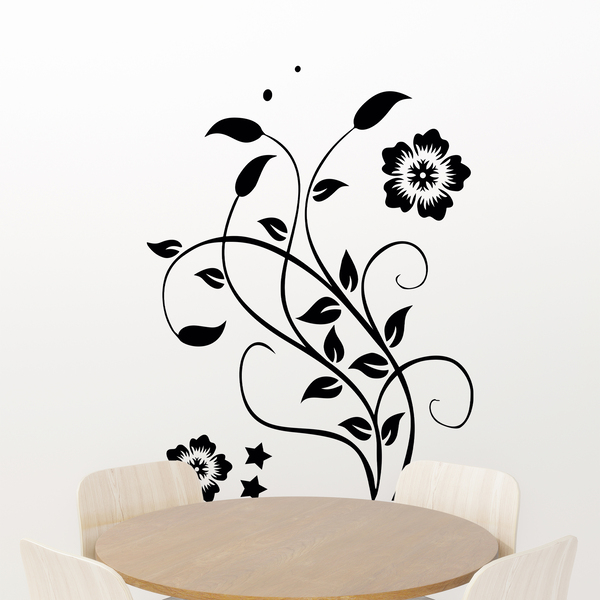 Stickers muraux: Le Kanae floral