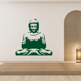 Stickers muraux: Bouddha méditant 2