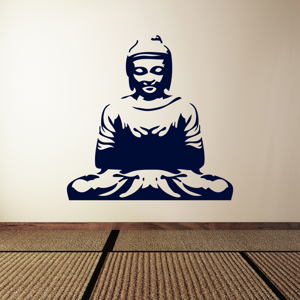 Stickers muraux: Bouddha méditant