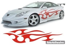Autocollants: New Flaming 1 2