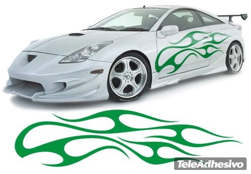 Autocollants: New Flaming 3