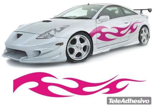 Autocollants: New Flaming 4