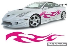 Autocollants: New Flaming 4 2