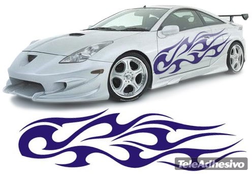 Autocollants: New Flaming 6