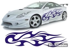 Autocollants: New Flaming 6 2