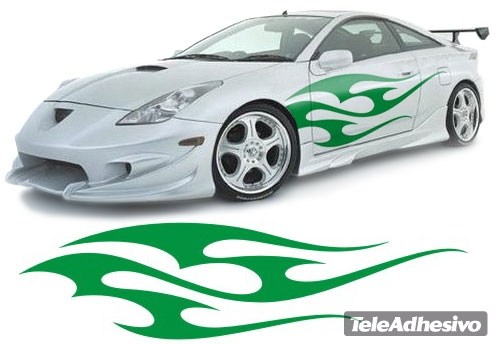 Autocollants: New Flaming 7