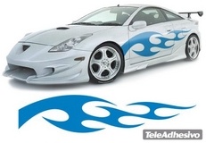 Autocollants: New Flaming 8 2