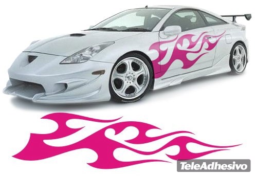 Autocollants: New Flaming 10