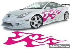 Autocollants: New Flaming 10 2