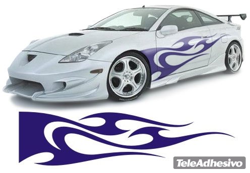 Autocollants: New Flaming 12