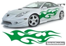 Autocollants: New Flaming 13 2