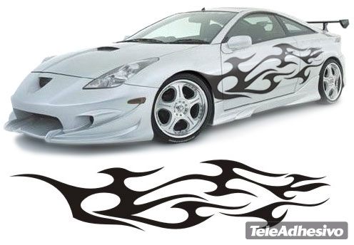 Autocollants: New Flaming 14