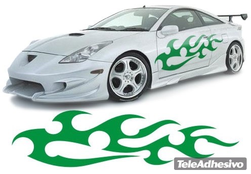 Autocollants: New Flaming 16