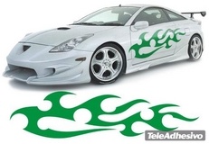 Autocollants: New Flaming 16 2