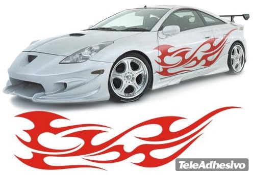 Autocollants: New Flaming 17