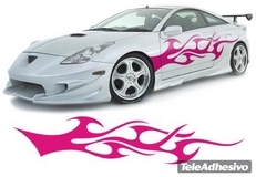 Autocollants: New Flaming 18 2