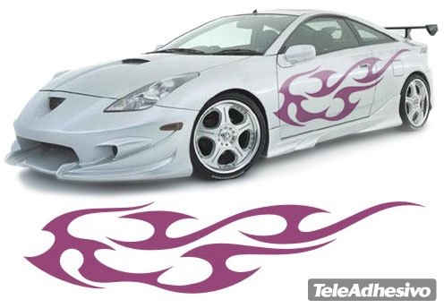 Autocollants: New Flaming 21