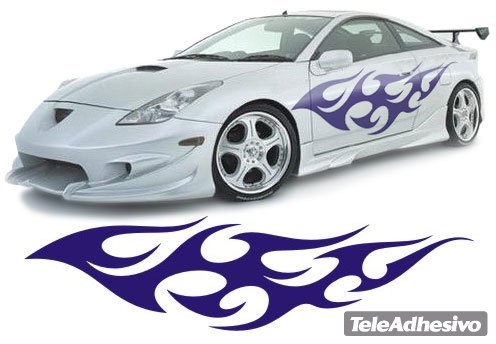 Autocollants: New Flaming 22