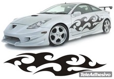 Autocollants: New Flaming 23 2