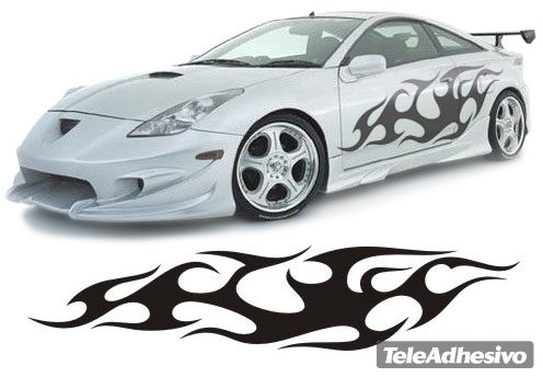 Autocollants: New Flaming 24