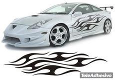 Autocollants: New Flaming 25 2