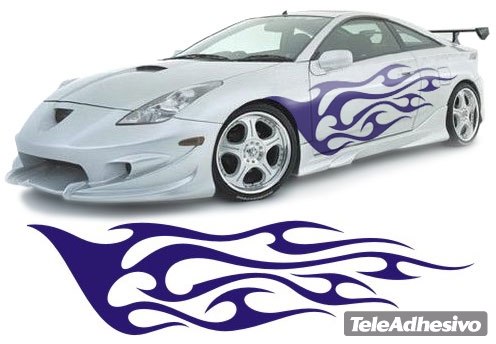 Autocollants: New Flaming 26