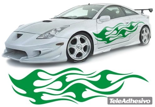 Autocollants: New Flaming 32