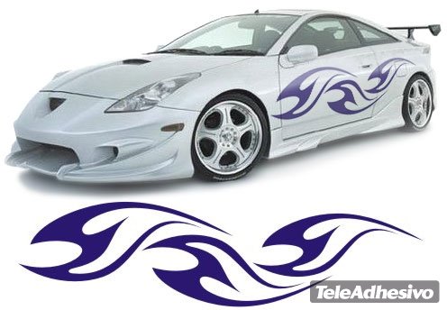 Autocollants: New Flaming 33