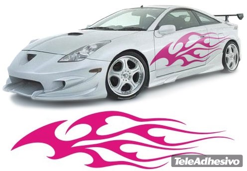 Autocollants: New Flaming 34