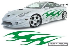 Autocollants: New Flaming 35 2