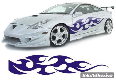 Autocollants: New Flaming 36