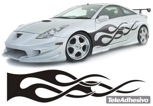 Autocollants: New Flaming 37