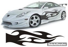 Autocollants: New Flaming 40 2