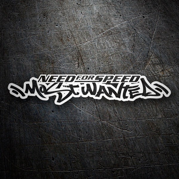 Autocollants: NFS Most Wanted en Hueco avec Style Graffiti