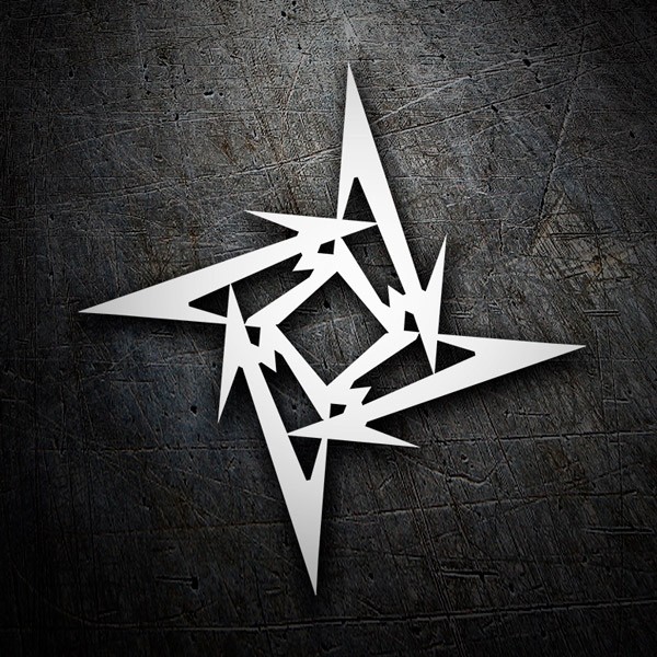 Autocollants: Logo Metallica