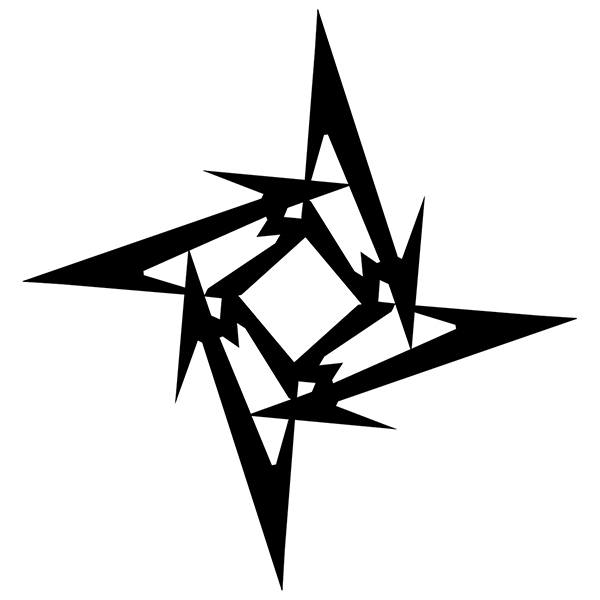 Autocollants: Logo Metallica