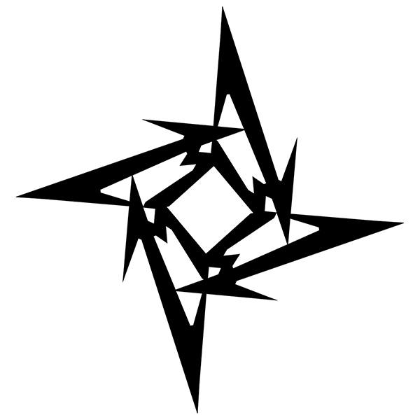 Autocollants: Logo Metallica