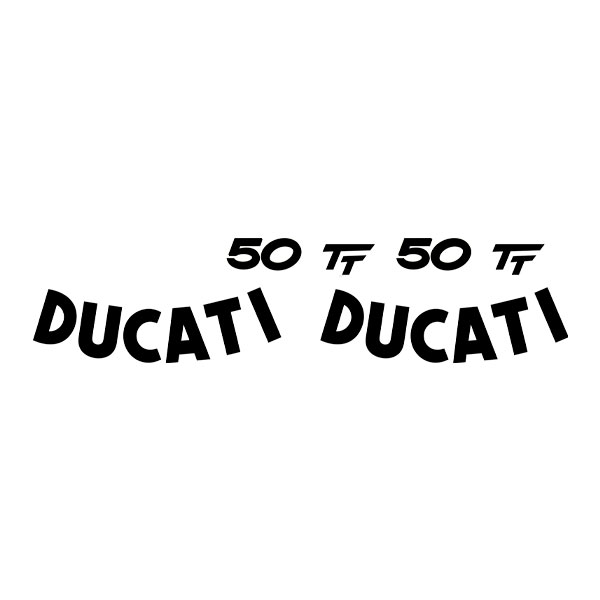 Autocollants: Ducati 50 tt