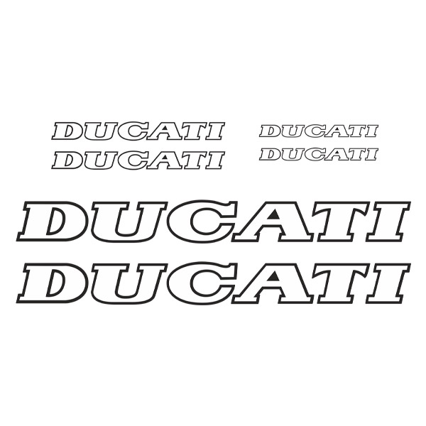 Autocollants: Kit 6X Ducati