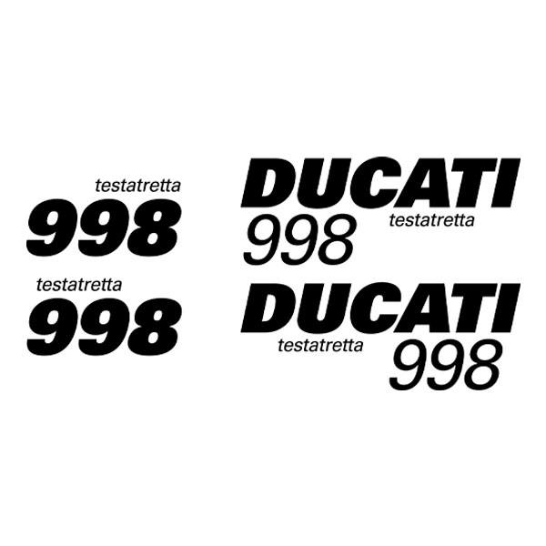 Autocollants: Kit 4X Ducati 998