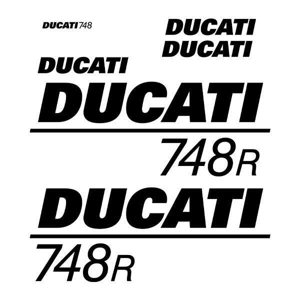 Autocollants: Kit 6X Ducati 748 R