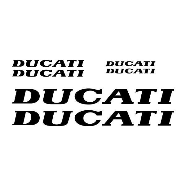 Autocollants: Kit 6X Ducati II