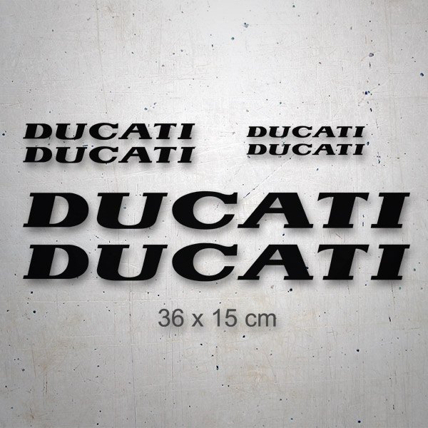 Autocollants: Kit 6X Ducati II