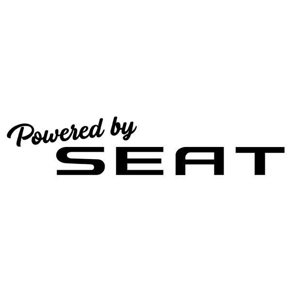 Autocollants: Powered by Seat
