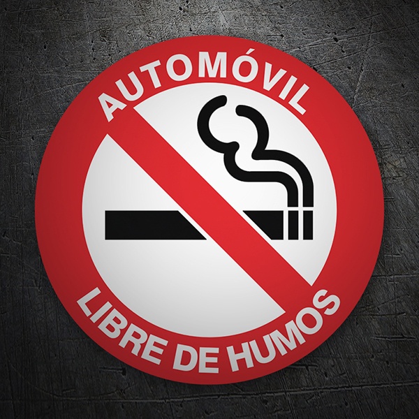 Autocollants: Non Fumeur dans la voiture