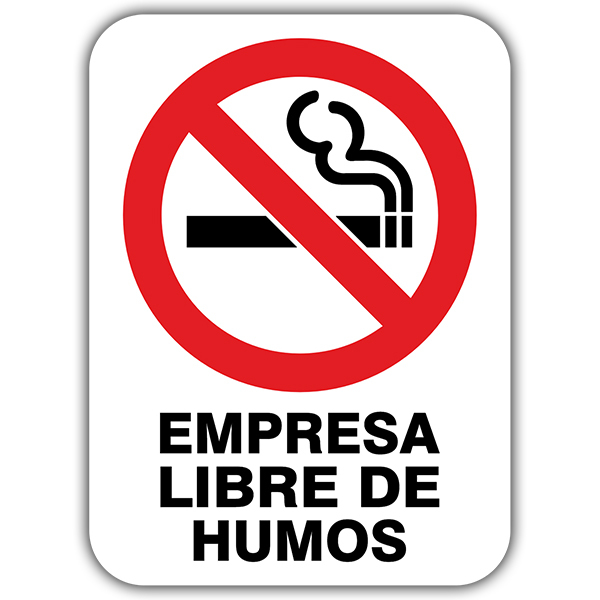 Autocollants: Entreprise sans fumée