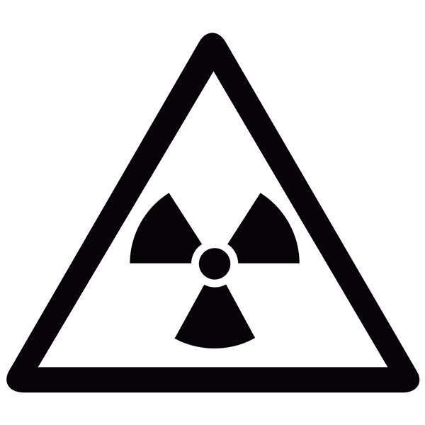 Autocollants: Alerte radioactivité