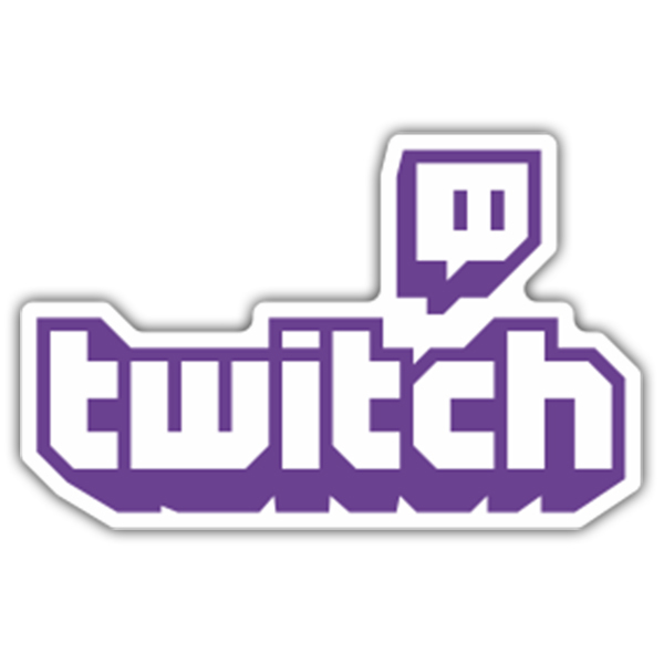 Autocollants: Twitch Logo