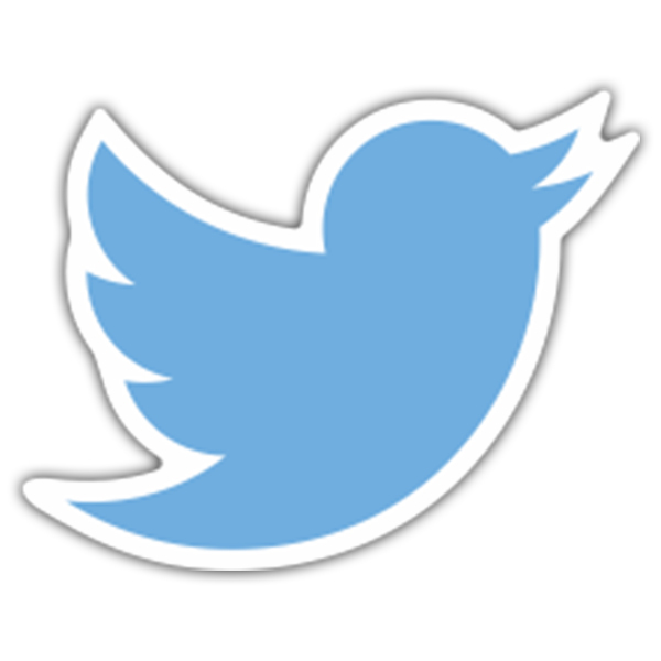 Autocollants: Twitter Logo